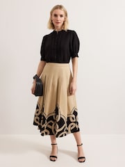 Phase Eight Black Ottilie Blouse - Image 3 of 7