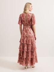 Phase Eight Pink Elanie Shimmer Dress - Image 2 of 7
