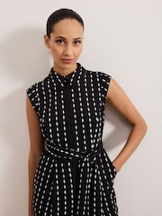 Phase Eight Black Delina Geo Jumpsuit - Image 4 of 7