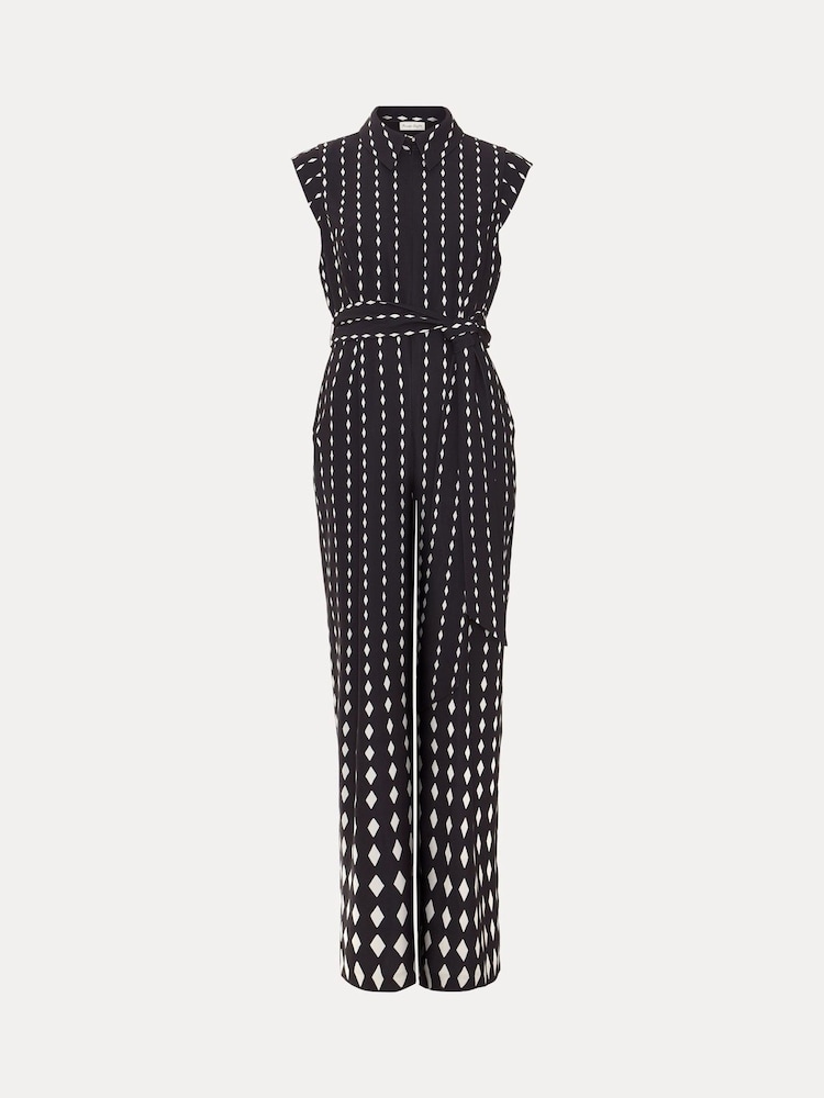 Phase Eight Black Delina Geo Jumpsuit - Image 7 of 7