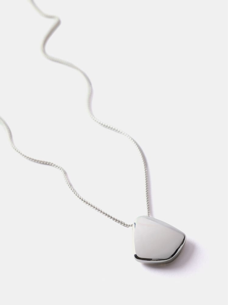 Mint Velvet Silver Tone Pendant Necklace - Image 2 of 3