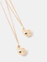 Mint Velvet Gold Tone Teardrop Layered Necklace - Image 3 of 3
