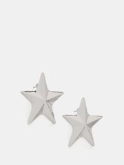 Mint Velvet Silver Tone Star Stud Earrings - Image 1 of 3