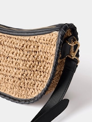 Mint Velvet Cream Woven Cross-Body Bag - Image 4 of 4