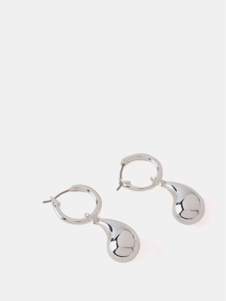 Mint Velvet Tone Drop Hoop Earrings - Imagen 2 de 3