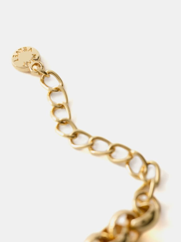 Mint Velvet Gold Tone Twisted Link Bracelet - Image 3 of 3