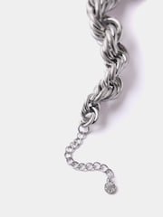 Mint Velvet Silver Tone Twist Bracelet - Image 3 of 3