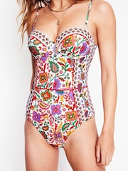 Boden Red Rhodes Cup Size Swimsuit - Image 2 of 7