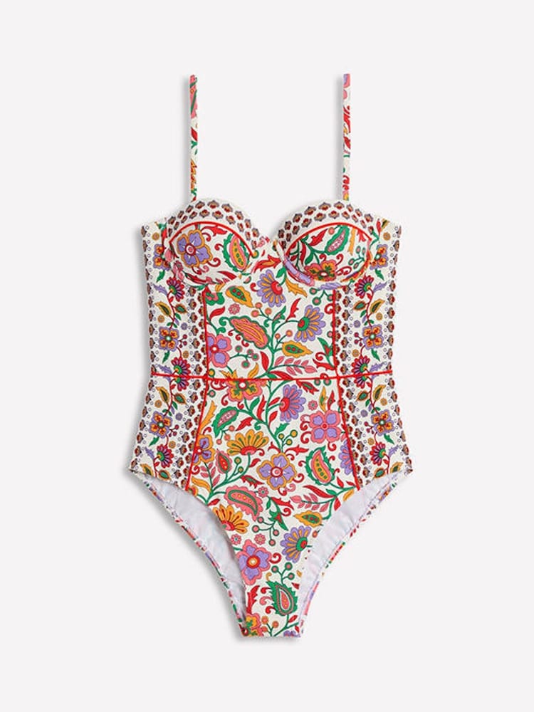 Boden Red Rhodes Cup Size Swimsuit - Image 6 of 7