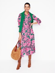 Boden Green Kate Midi Shirt Dress - Image 1 of 5