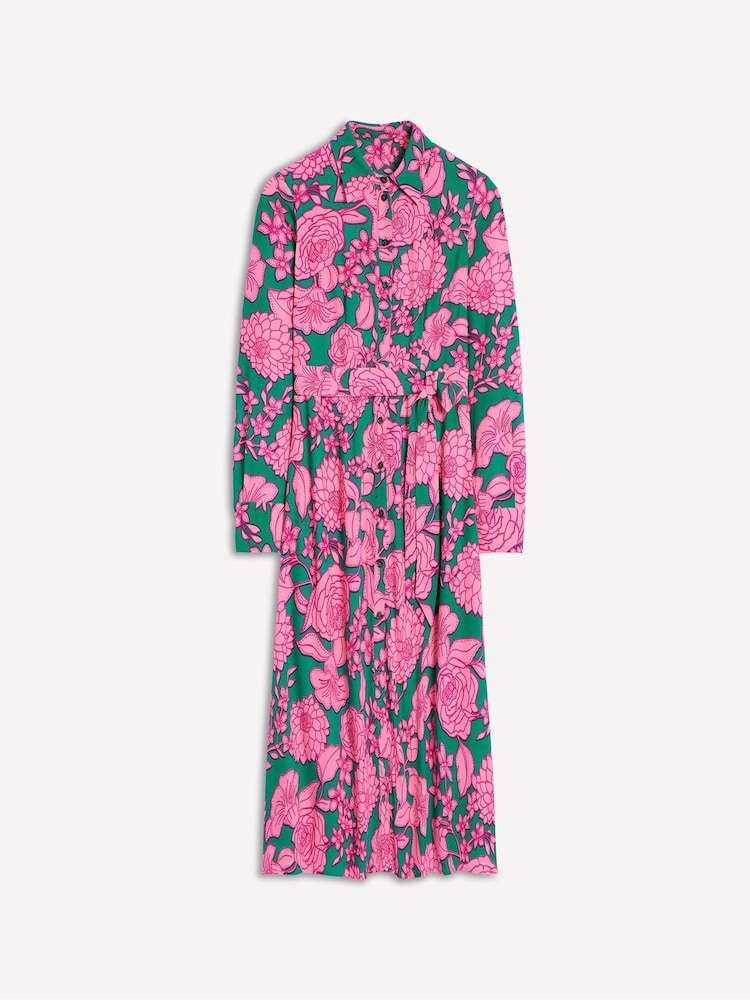 Boden Green Kate Midi Shirt Dress - Image 5 of 5