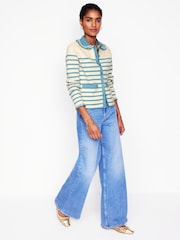 Boden Blue Jessie Frill Collared Cardigan - Image 1 of 7