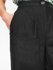 Boden Black Dulwich 100% Cotton Trousers - Image 2 of 7