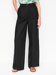 Boden Black Dulwich 100% Cotton Trousers - Image 5 of 7