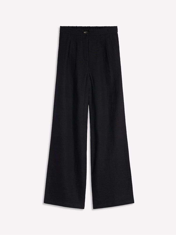 Boden Black Dulwich 100% Cotton Trousers - Image 7 of 7