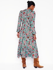 Boden Blue Rosamund Jersey Midi Tea Dress - Image 3 of 6