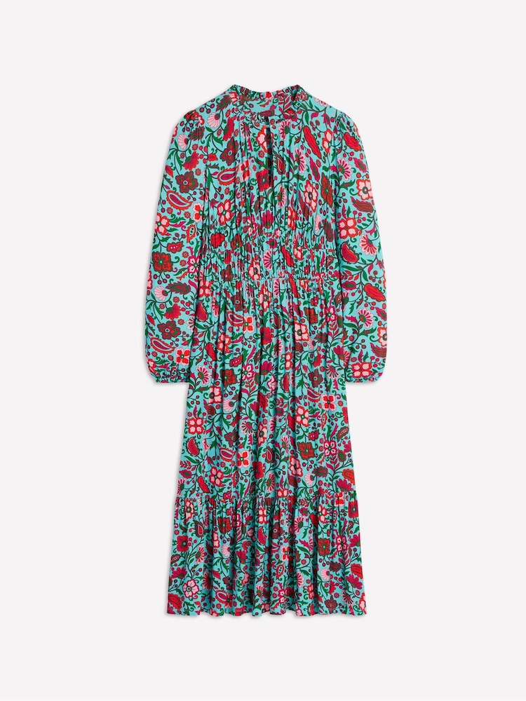 Boden Blue Rosamund Jersey Midi Tea Dress - Image 6 of 6
