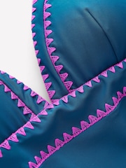 Boden Green Kasos String V-Neck Swimsuit - Image 6 of 6