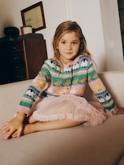 Boden Green Easter Edie Fair Isle Cardigan - Image 1 of 4