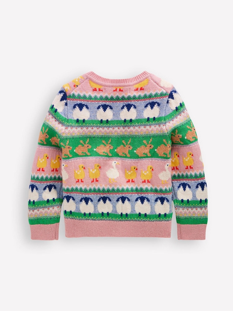 Cardigan cu model Boden Edie Fairisle - Image 3 of 4