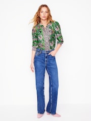 Boden Green Alicia Linen Top - Image 6 of 7