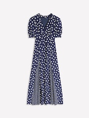 Boden Blue Rosie Godet Tea Dress - Image 7 of 7