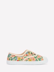 Boden Pink Laceless Canvas Pull Ons Shoes - Image 1 of 3