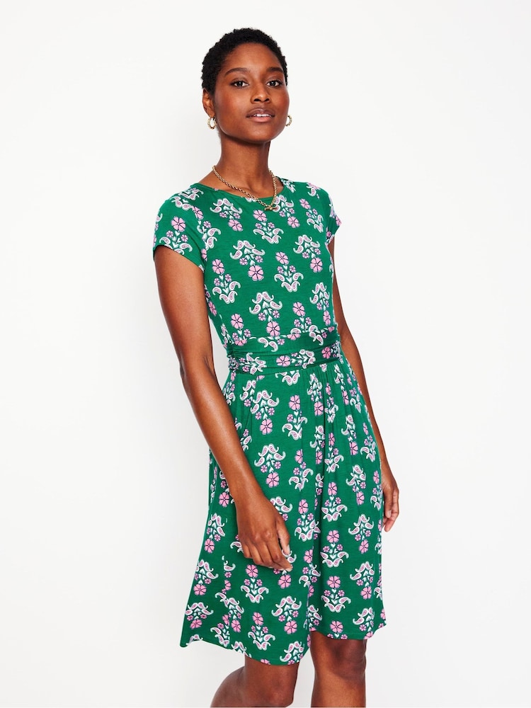Boden Green Amelie Jersey Dress - Image 1 of 5
