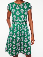 Boden Green Amelie Jersey Dress - Image 2 of 5