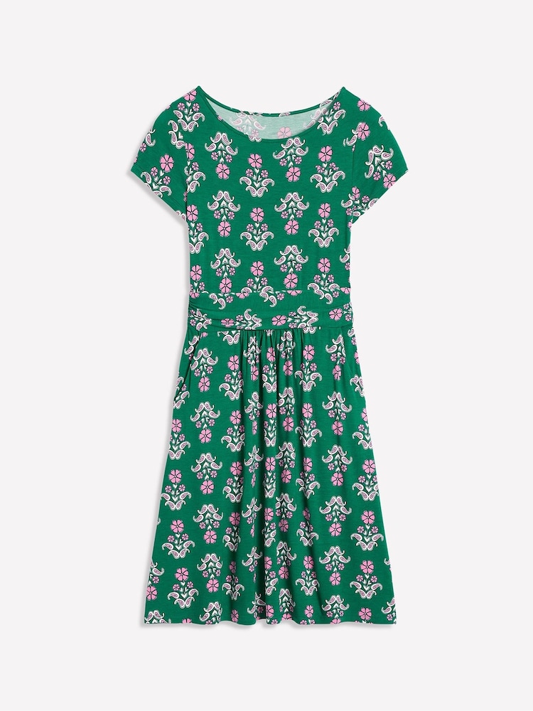 Boden Green Amelie Jersey Dress - Image 5 of 5