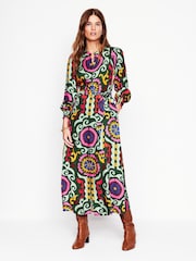Boden Green Ruby Collarless Shirt Dress - Image 5 of 7