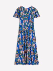 Boden Blue Ellie Flutter Maxi Tea Dress - Image 6 of 6
