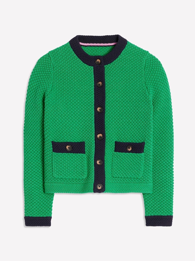 Boden Green Libby Knitted Jacket - Image 6 of 7