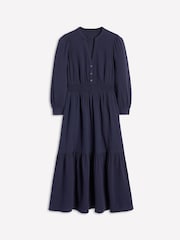 Boden Blue Elena Double Cloth Midi Dress - Image 5 of 5