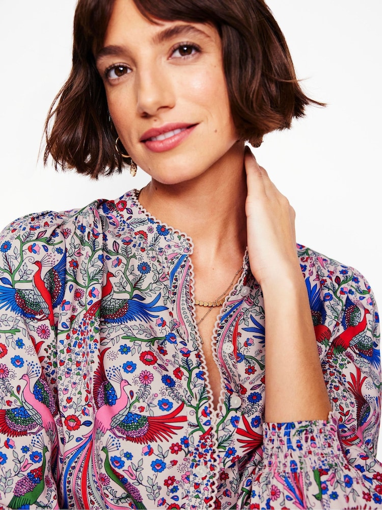 Boden Red Ara Long Sleeve Top - Image 2 of 5