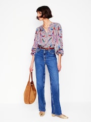 Boden Red Ara Long Sleeve Top - Image 4 of 5