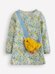 Boden Cream Long Sleeve Bag 100% Cotton Tunic - Image 1 of 3