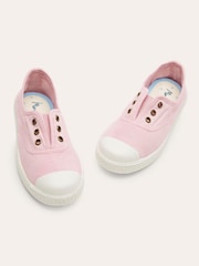 Boden Pink Laceless Canvas Pull Ons Shoes - Image 2 of 3
