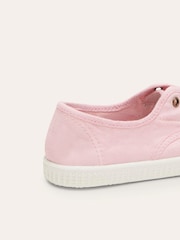 Boden Pink Laceless Canvas Pull Ons Shoes - Image 3 of 3