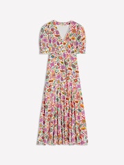 Boden Pink Rosie Godet Tea Dress - Image 6 of 6
