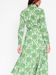 Boden Green Amy Cotton Midi Shirt Dress - Image 6 of 7