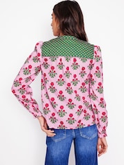 Boden Pink Arabella 100% Cotton Blouse - Image 2 of 6