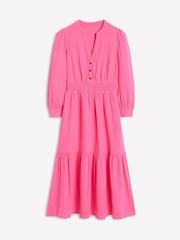 Boden Pink Elena Double Cloth Midi Dress - Image 7 of 7