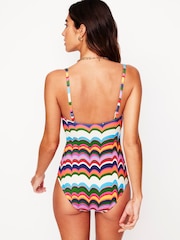 Boden Red Andros Twist Front Swimsuit - Image 4 of 8