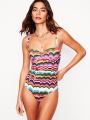 Boden Red Andros Twist Front Swimsuit - Image 5 of 8