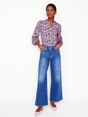 Boden Pink Marina 100% Cotton Jersey Shirt - Image 3 of 6