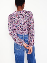Boden Pink Marina 100% Cotton Jersey Shirt - Image 5 of 6