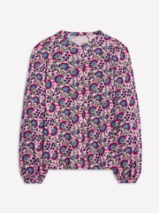 Boden Pink Marina 100% Cotton Jersey Shirt - Image 6 of 6