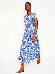 Boden Blue Melanie Jersey Midi Dress - Image 1 of 6