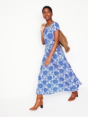 Boden Blue Melanie Jersey Midi Dress - Image 4 of 6
